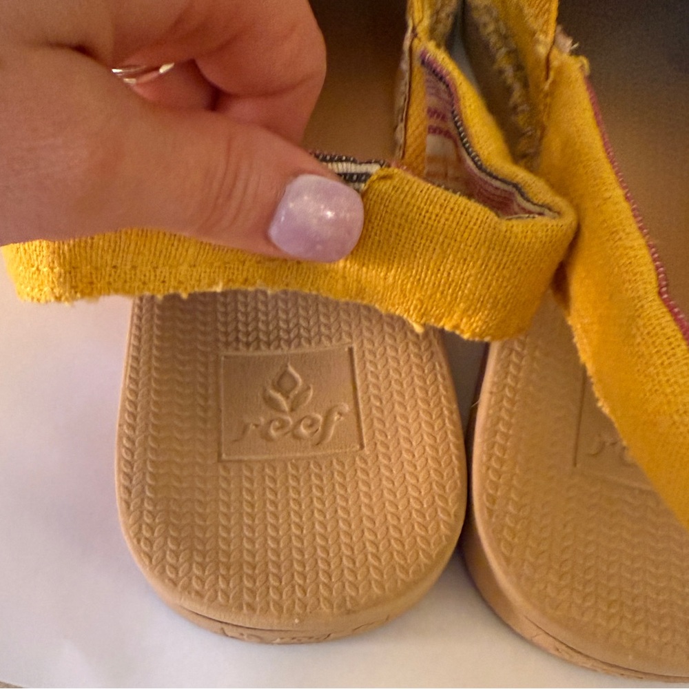 REEF ESCAPE SLING SANDLE SHOE - YELLOW SIZE 7.5 - Picture 6 of 8
